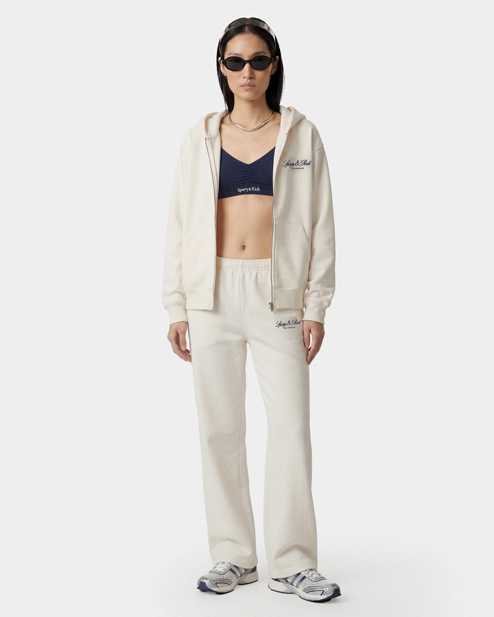 Vendome LA Embroidered Zip Hoodie