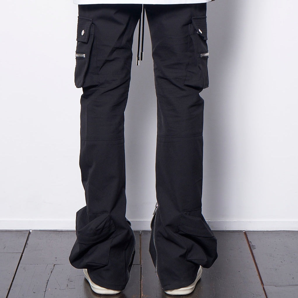 MLVINCE - TYPE-4 SLIM STRETCH CARGO PANTS – BLACK