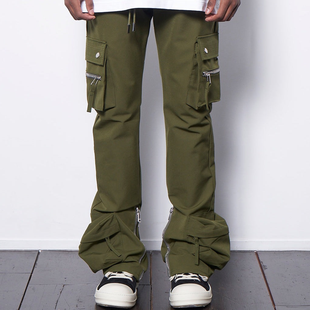 MLVINCE - TYPE-4 SLIM STRETCH CARGO PANTS – OLIVE