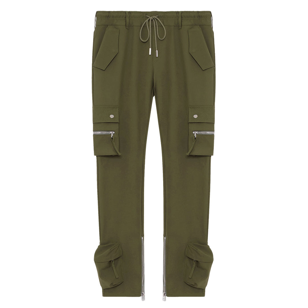 MLVINCE - TYPE-4 SLIM STRETCH CARGO PANTS – OLIVE