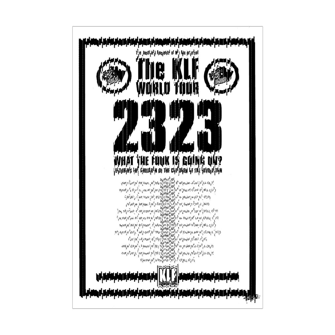 JIMMY CAUTY - The KLF World Tour Poster feat. Kosuke Kawamura 1st Edition