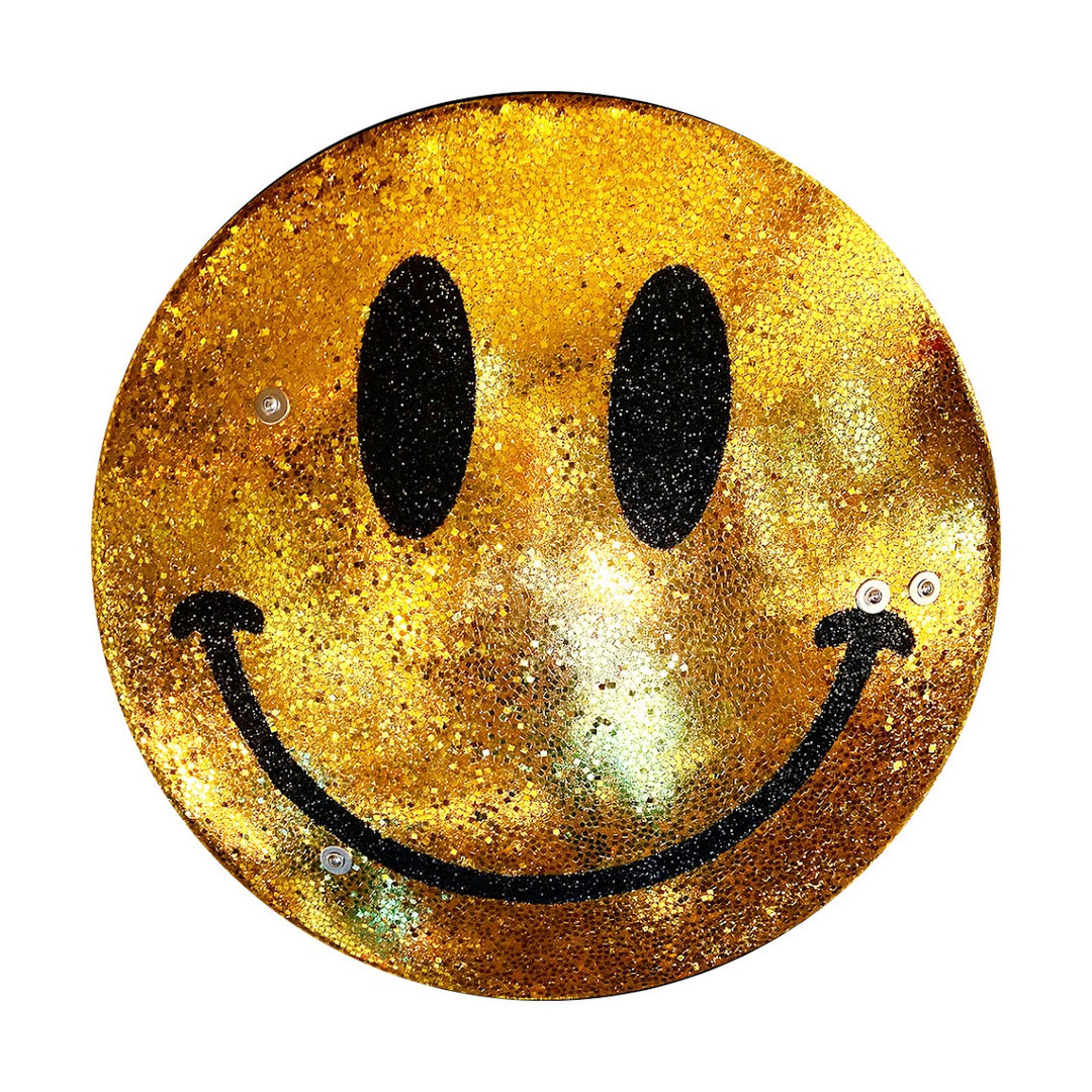 JIMMY CAUTY - SMILEY RIOT SHIELDS「SRS18 Gold Glitter」