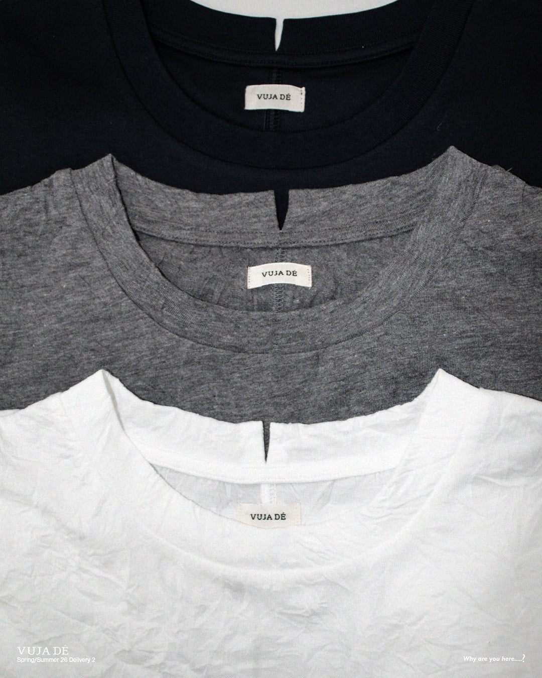 VUJADE - OTTO CRINKLED POCKET T-SHIRT IN COTTON