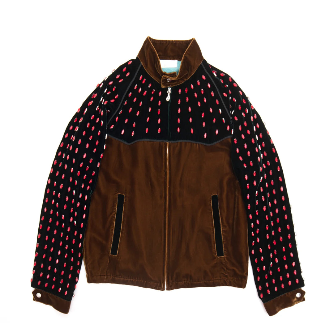 THE WORLD IS YOURS - Velvet Bijou Drizzler Jacket