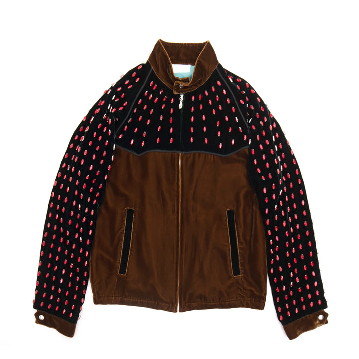 THE WORLD IS YOURS - Velvet Bijou Drizzler Jacket