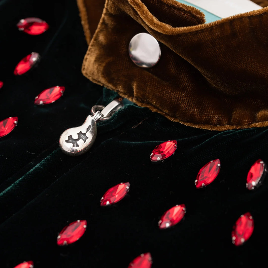 THE WORLD IS YOURS - Velvet Bijou Drizzler Jacket