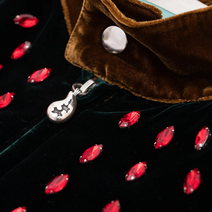 THE WORLD IS YOURS - Velvet Bijou Drizzler Jacket