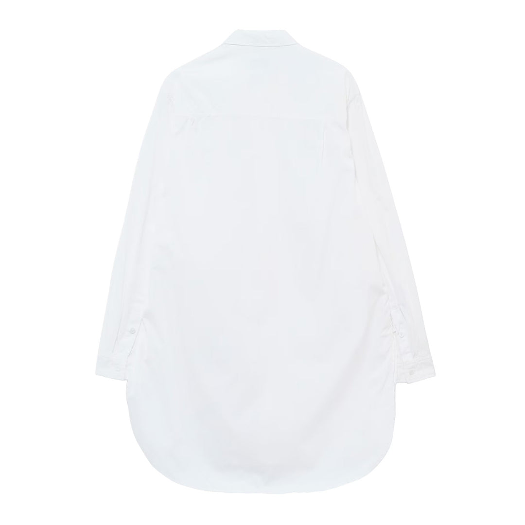 CHAIN STITCH BROAD ROUND HEM BLOUSE