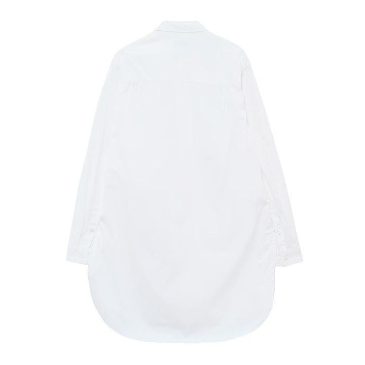 CHAIN STITCH BROAD ROUND HEM BLOUSE