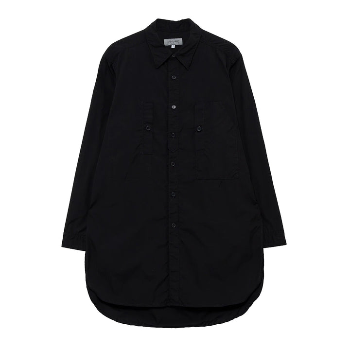 CHAIN STITCH BROAD ROUND HEM BLOUSE
