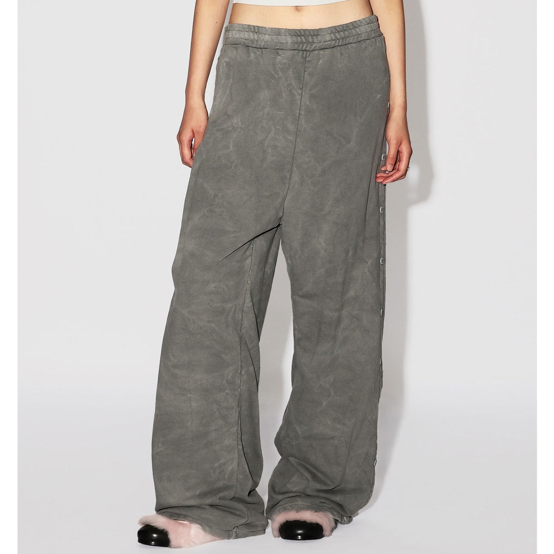 WASHED SIDE OPEN SWEAT PANTS