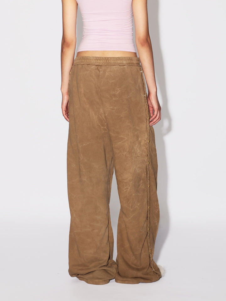 WASHED SIDE OPEN SWEAT PANTS