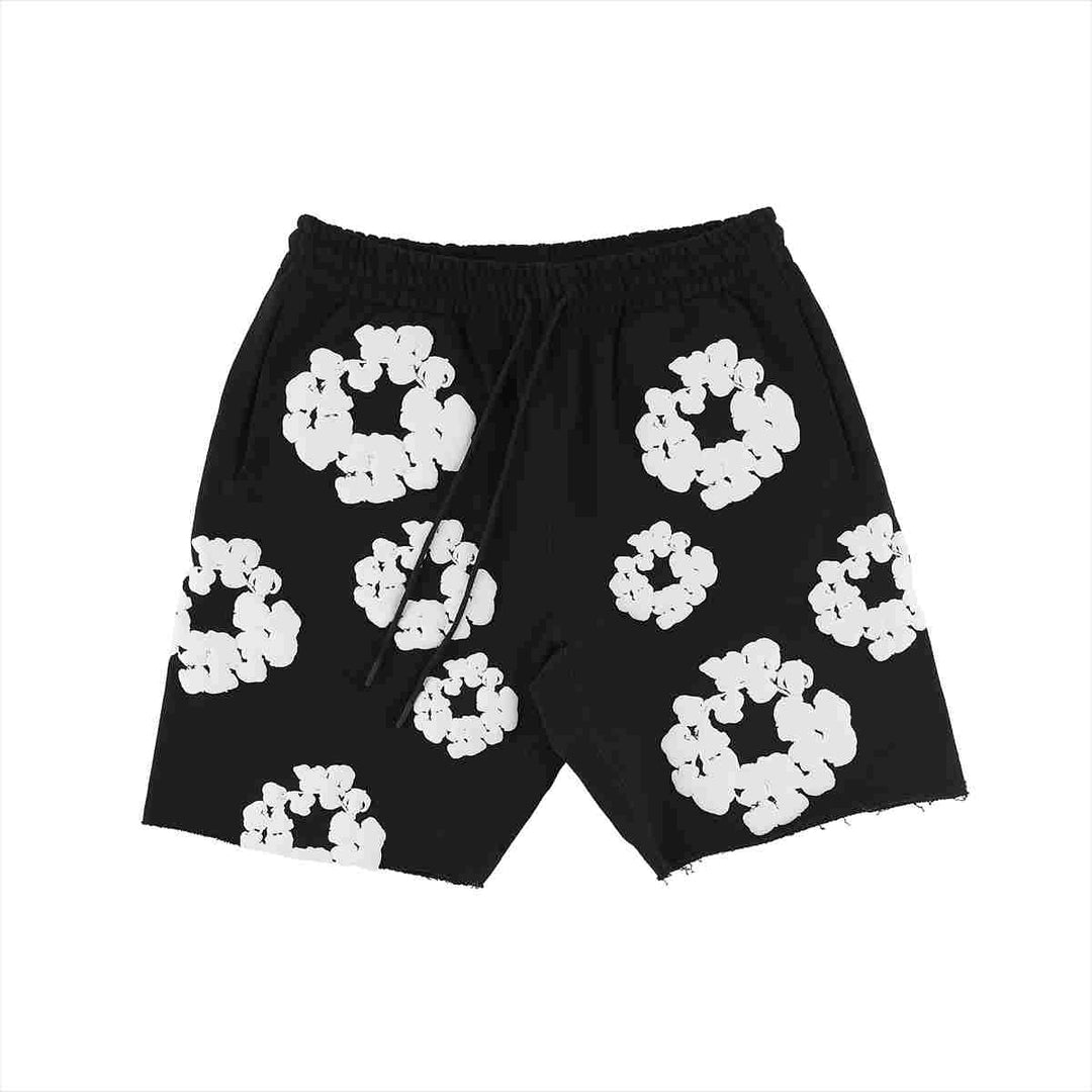 COTTON WREATH SWEAT SHORTS (MENS) - Why are you here?