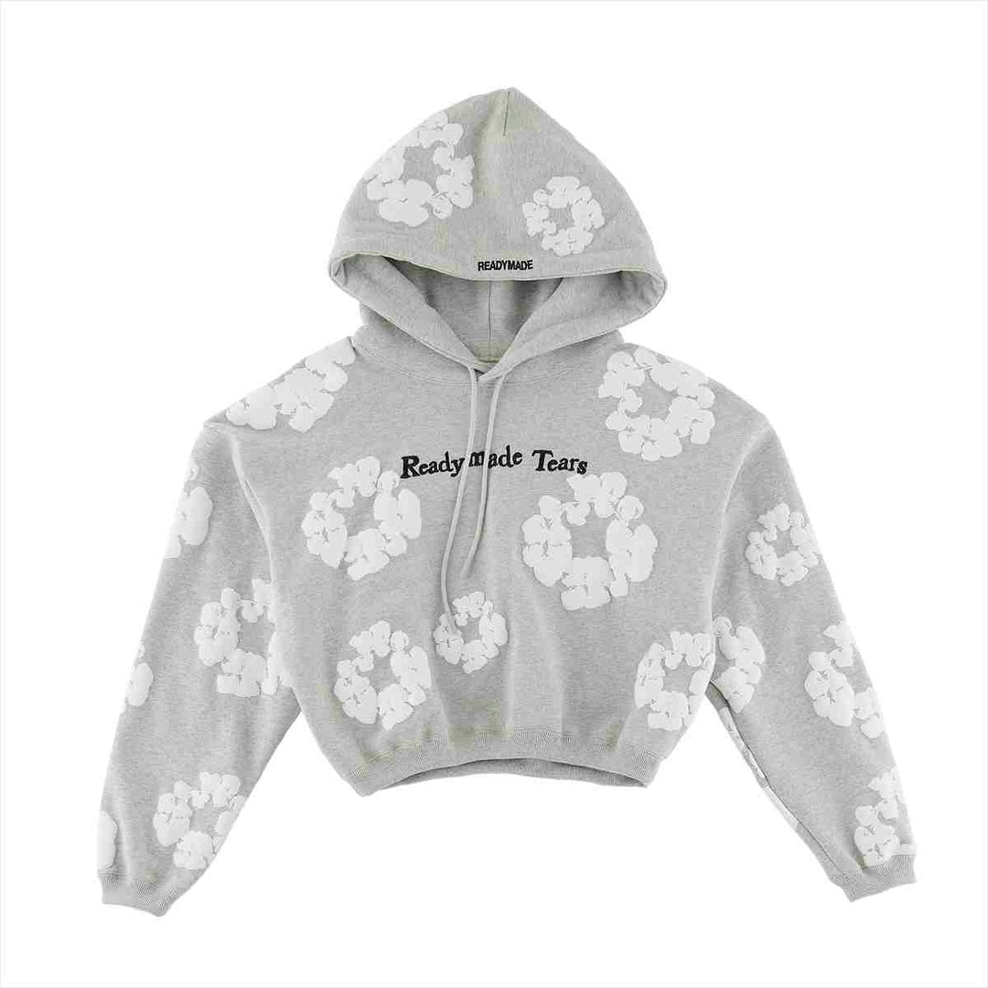 COTTON WREATH HOODIE (WOMENS) - Why are you here?