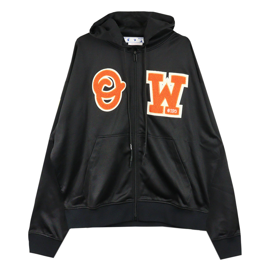 OW PATCH SKATE ZIP HOODIE - Why are you here?