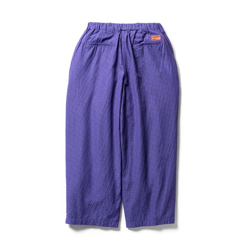 T JACQUARD BAGGY SLACKS - Why are you here?