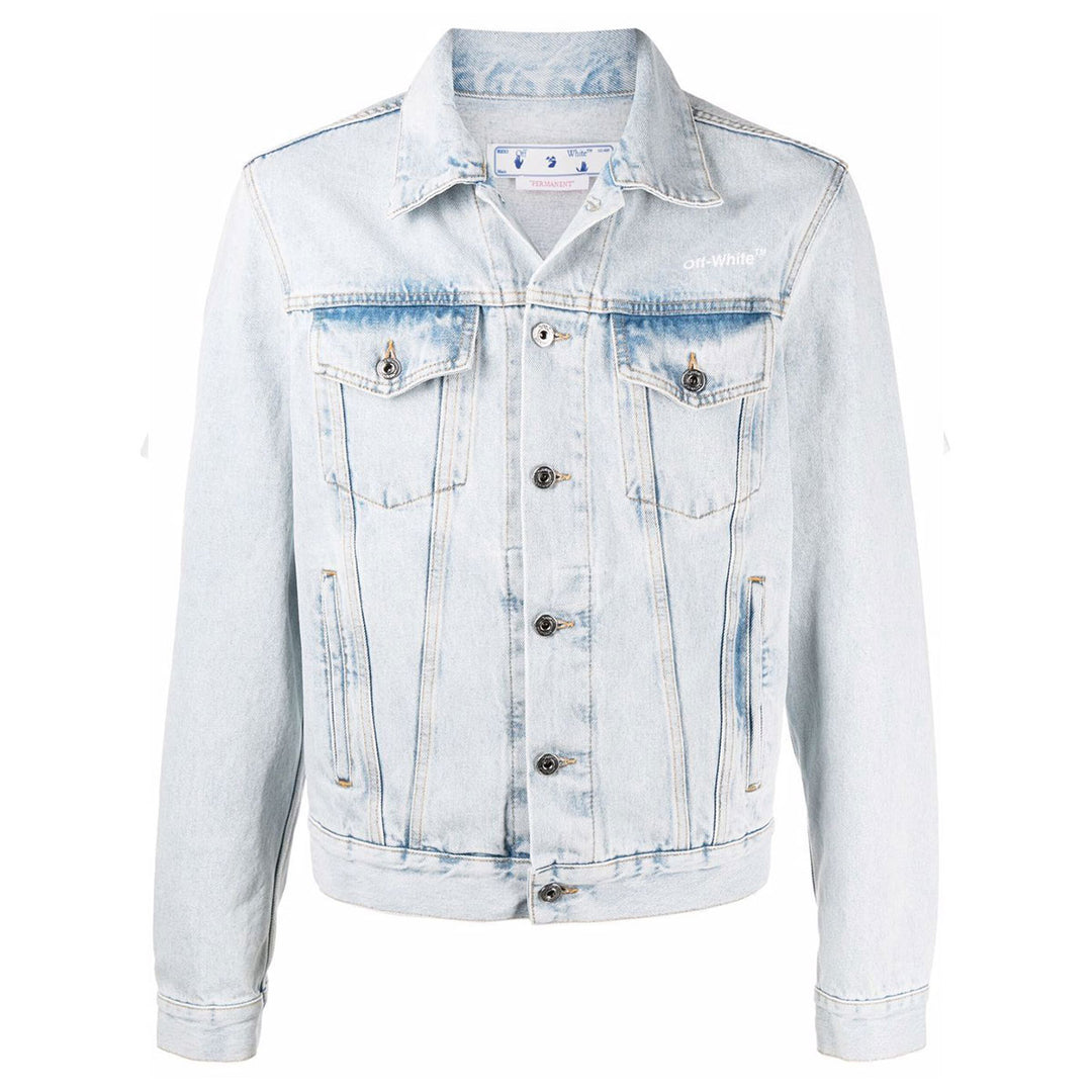 DIAG TAB SLIM DENIM JACKET - Why are you here?