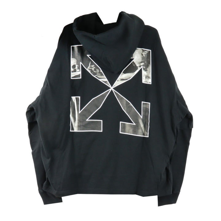 CARAVAG ARROW DOUBLE TEE HOODIE - Why are you here?