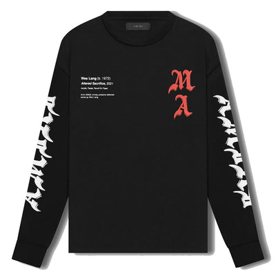 WES LANG SOLAR KINGS L/S TEE - Why are you here?