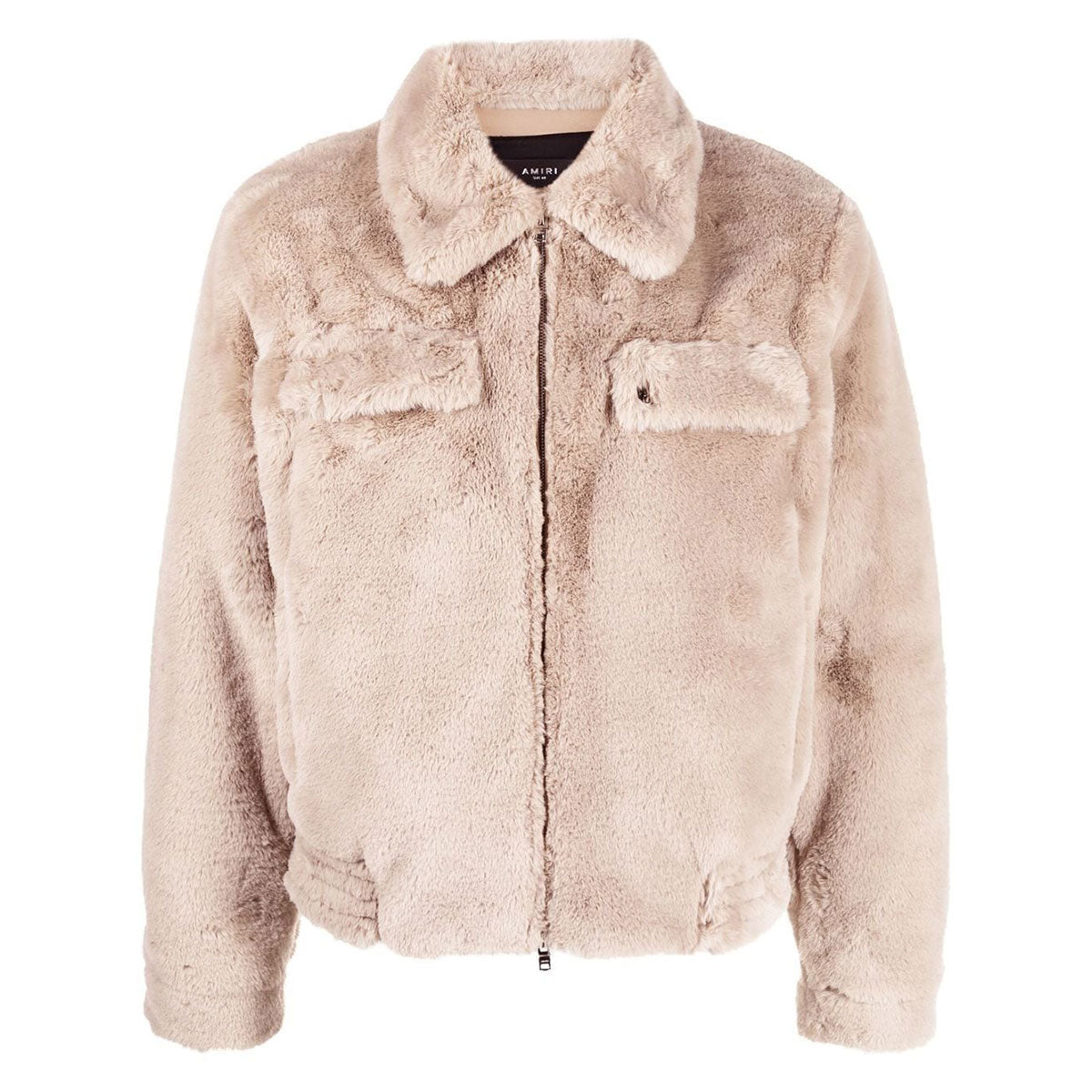 FAUX FUR ZIP BLOUSON - Why are you here?