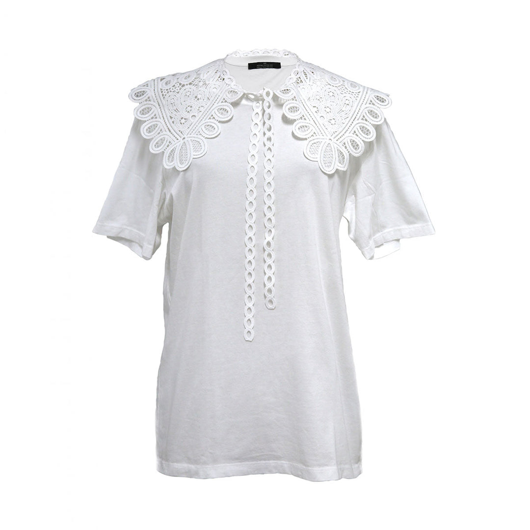 T-SHIRT WITH LACE - Rokh