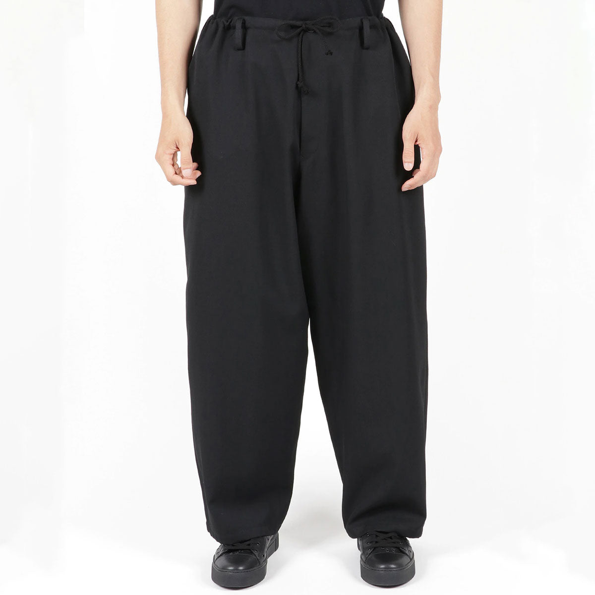 W/GABARDINE WIDE STRINGS PANTS - Why are you here?