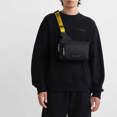 DIAG TAB SLIM CREWNECK - Why are you here?