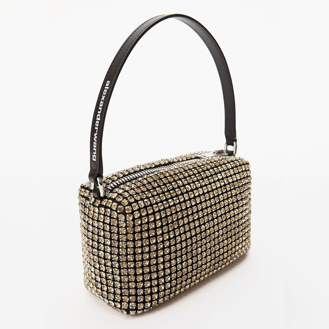 heiress ラインストーンメッシュ ミディアムポーチ Why are you here?