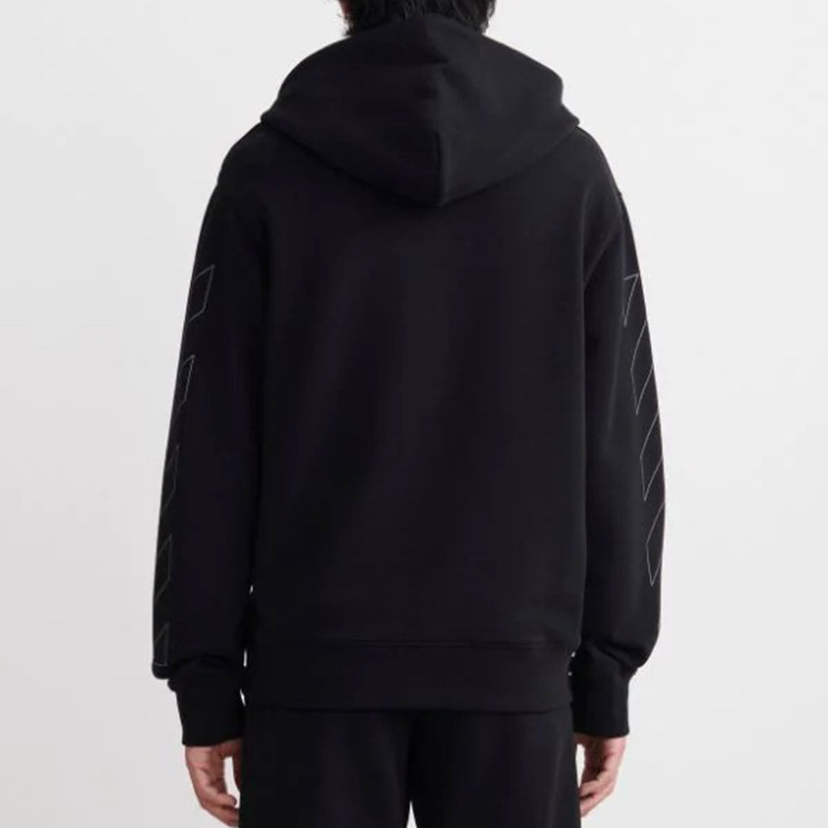 DIAG OUTLINE SLIM HOODIE - Why are you here?