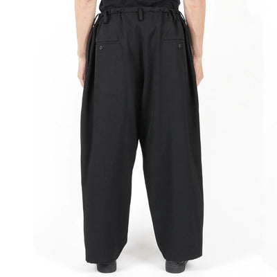 W/GABARDINE WIDE STRINGS PANTS - Why are you here?