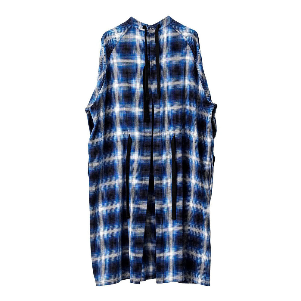medical gown shirt.(ombre check) - TAKAHIROMIYASHITATheSoloist.