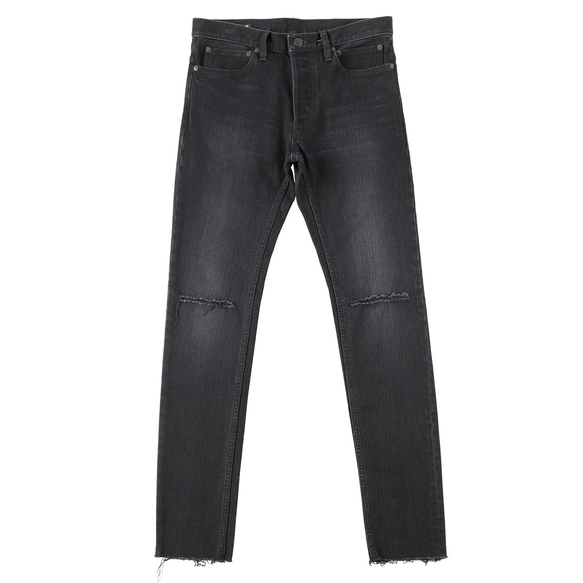 Stretch Slim Tapered Knee Slit 6 Pocket Jean. - Why are you here?