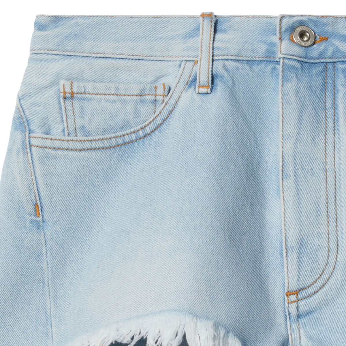 TWISTED BLEACH SEAMS SHORTS - Off-White™