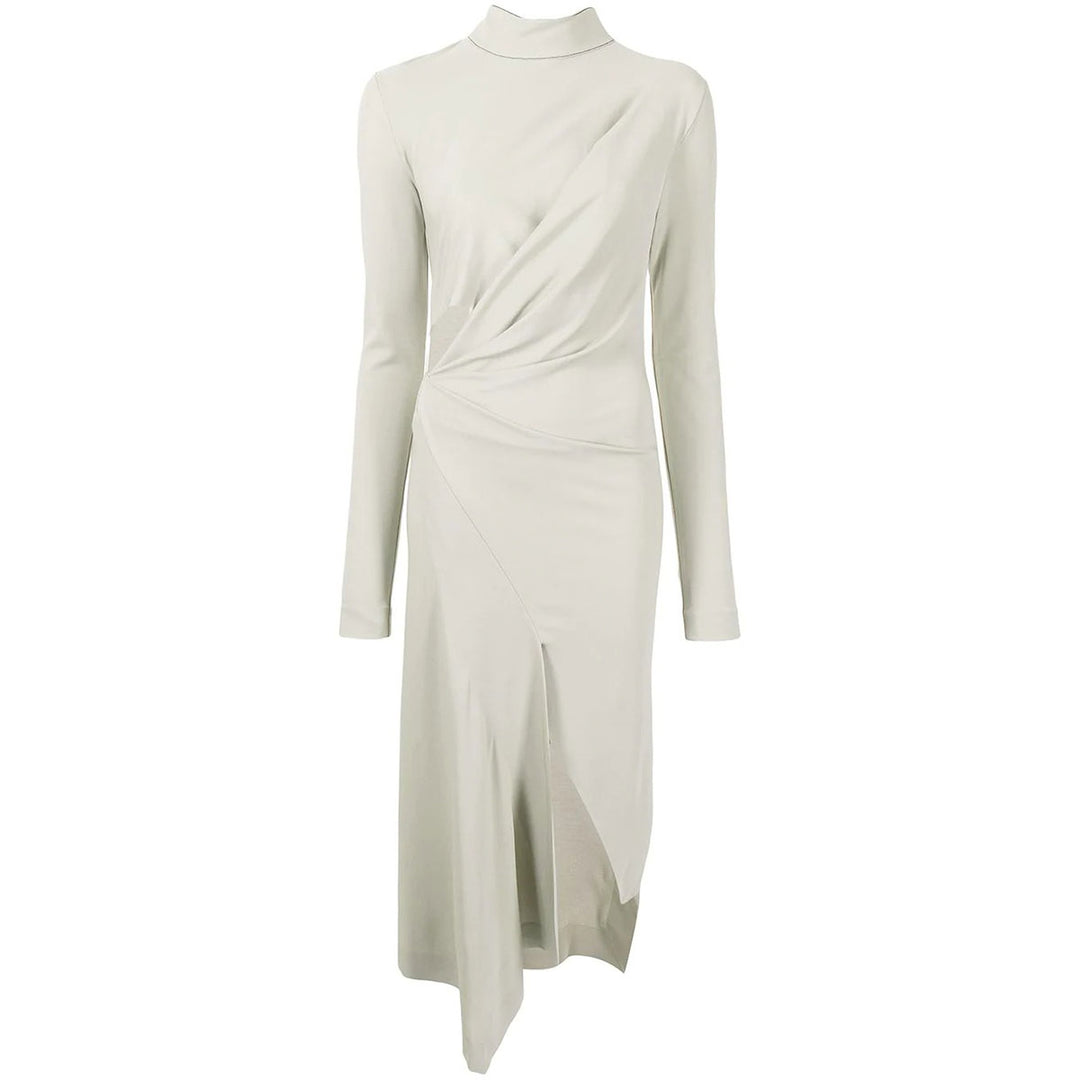 Jer Asymmetirical L/S Dress - Why are you here?