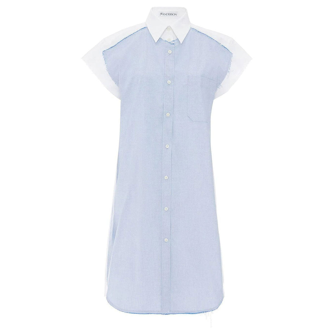 DOUBLE LAYER SHIRT DRESS - JW Anderson