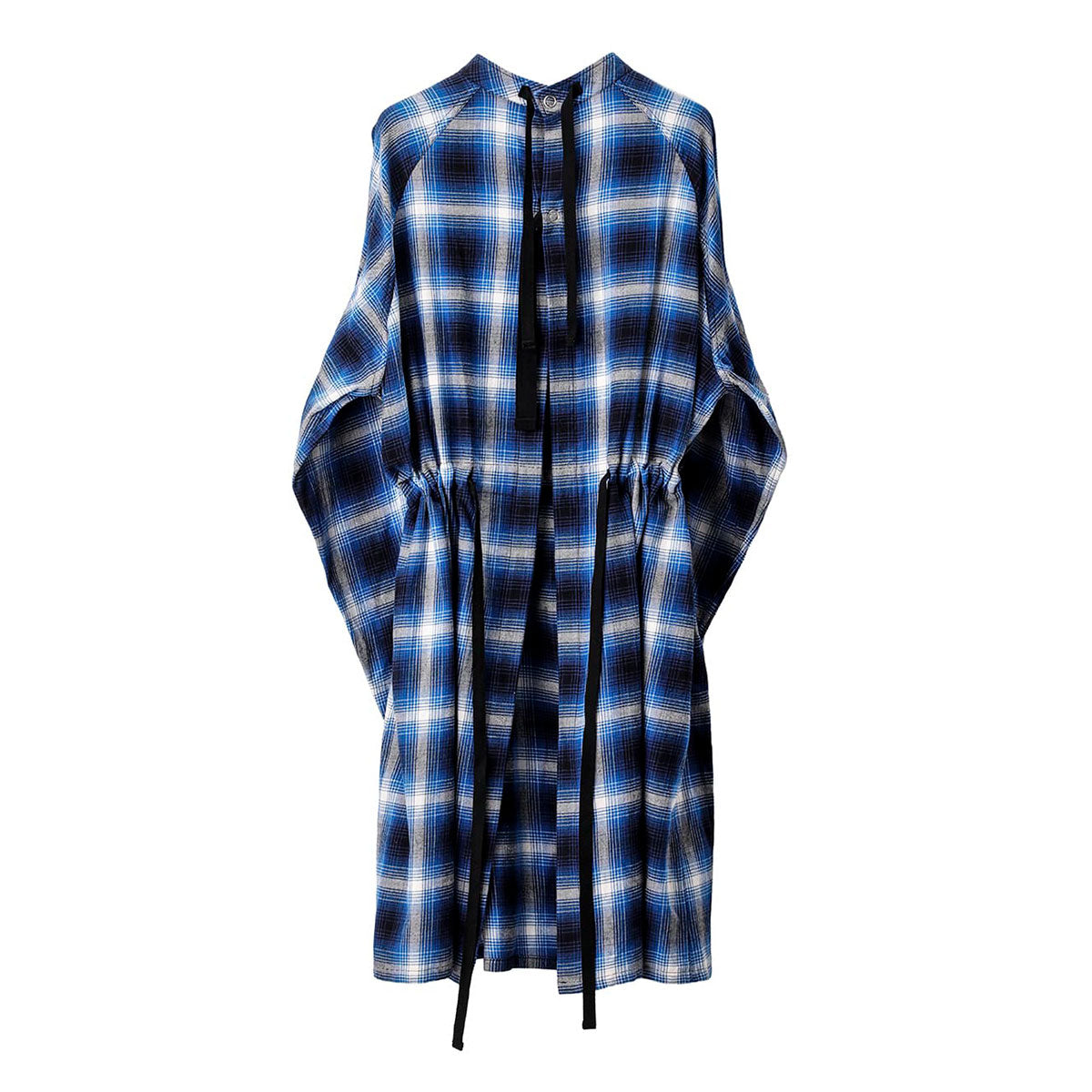 medical gown shirt.(ombre check) | Why are you here?