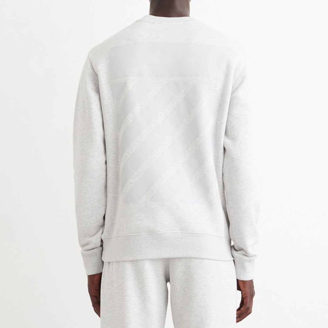 DIAG TAB SLIM CREWNECK - Why are you here?