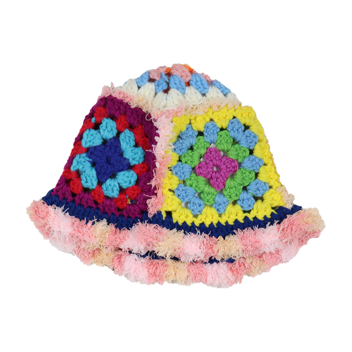 Flower Handmade Knit hat - Y.A.R.N.