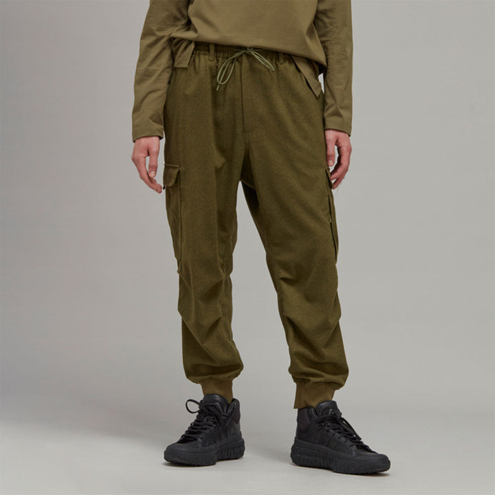 M CL WOOL FLANNEL CARGO PANT - Why are you here?