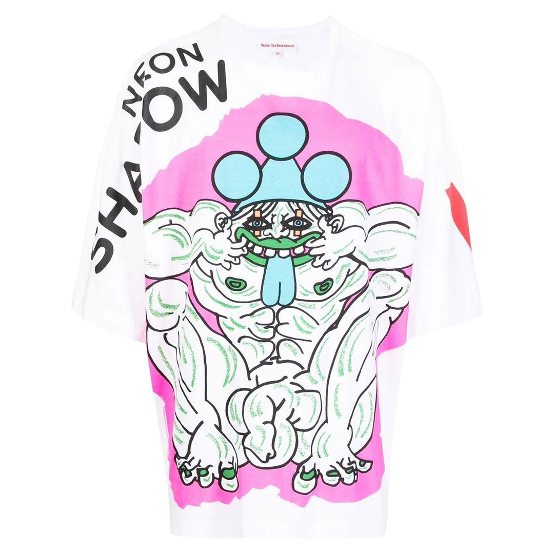 Neon Shadow Oversized T - Why are you here?