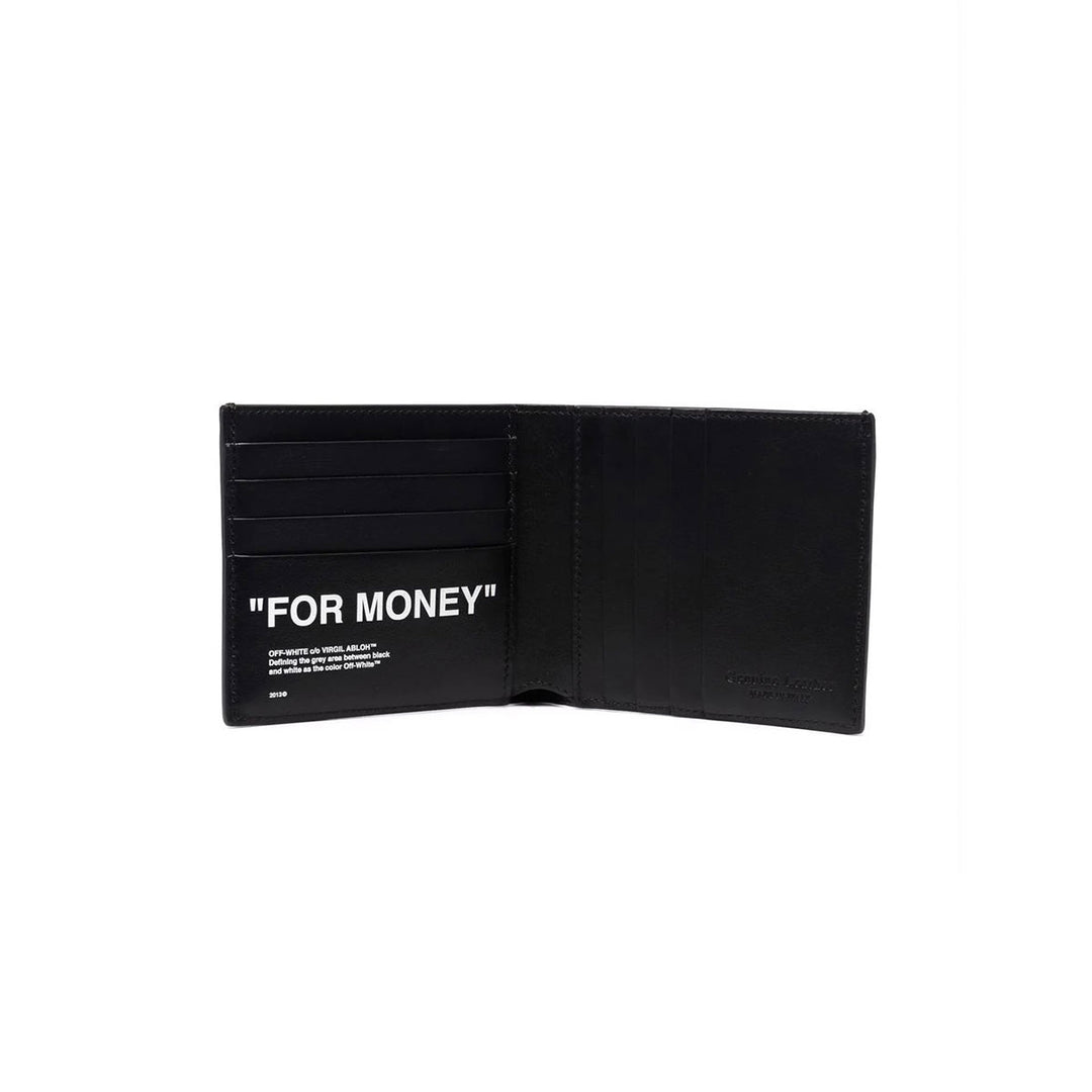 Calf Skin Quote Bifold Wallet - Why are you here?