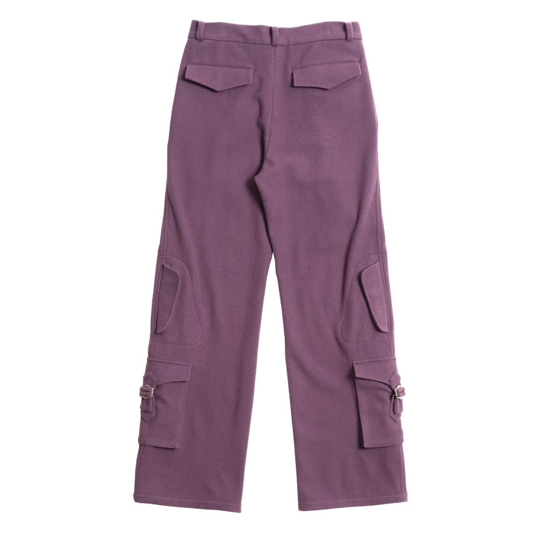 Wool Cargo Pants - THE WORLD IS YOURS