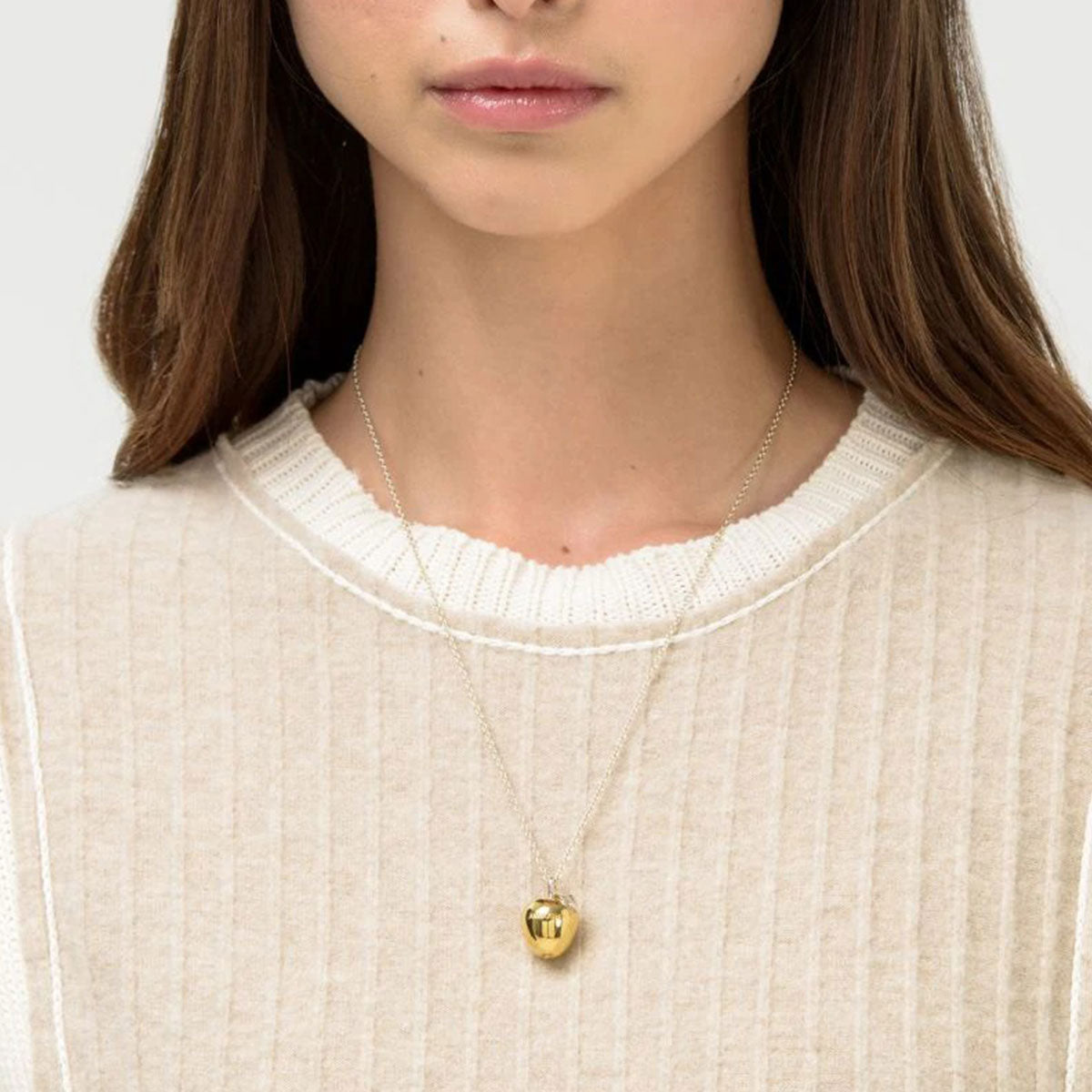 APPLE CHARM NECKLACE - Why are you here?