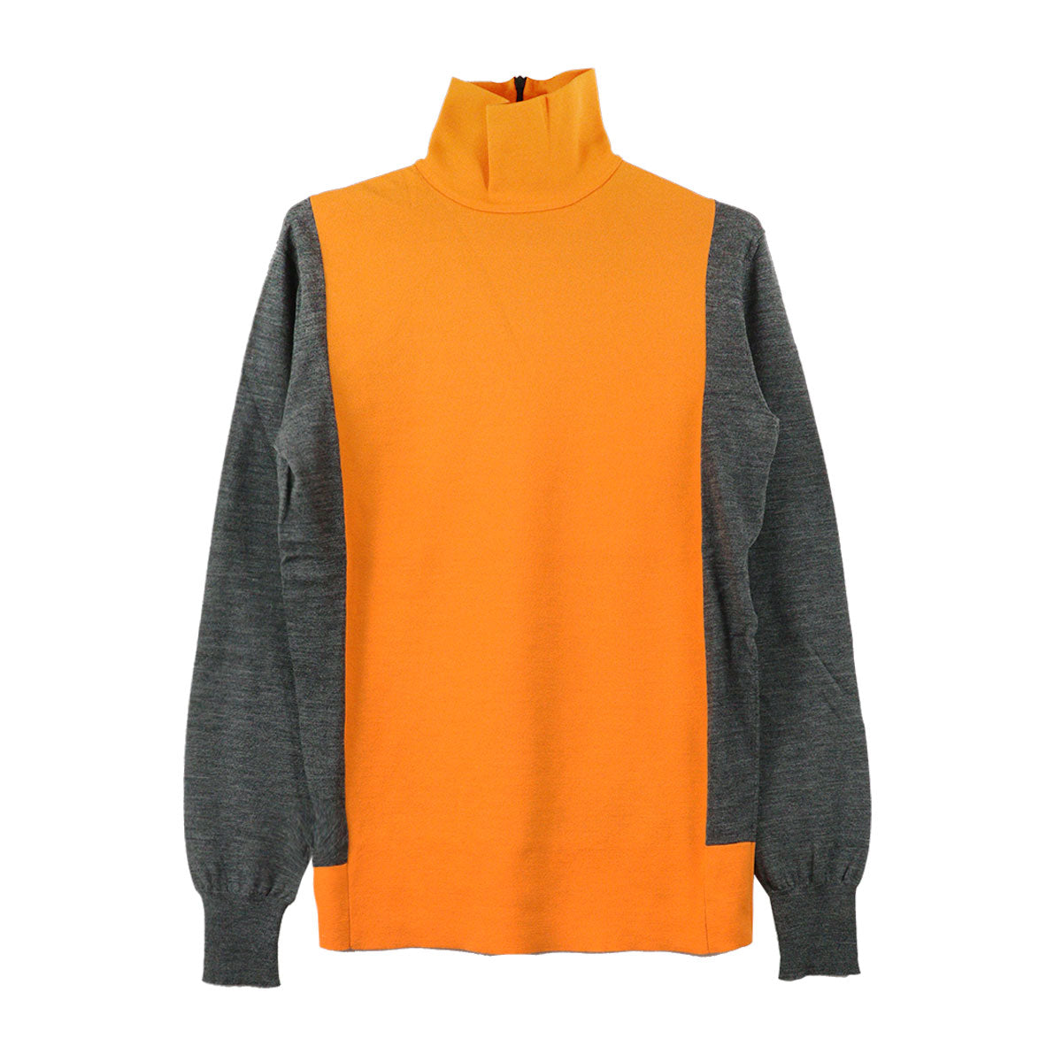 L/S BICOLOR TURTLE NECK - Why are you here?