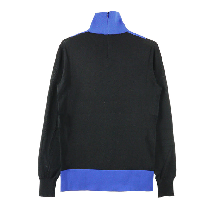 L/S BICOLOR TURTLE NECK - Why are you here?