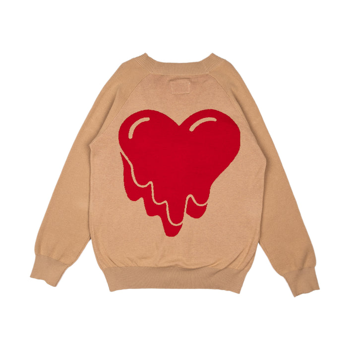 EU HEART CARDIGAN - Why are you here?