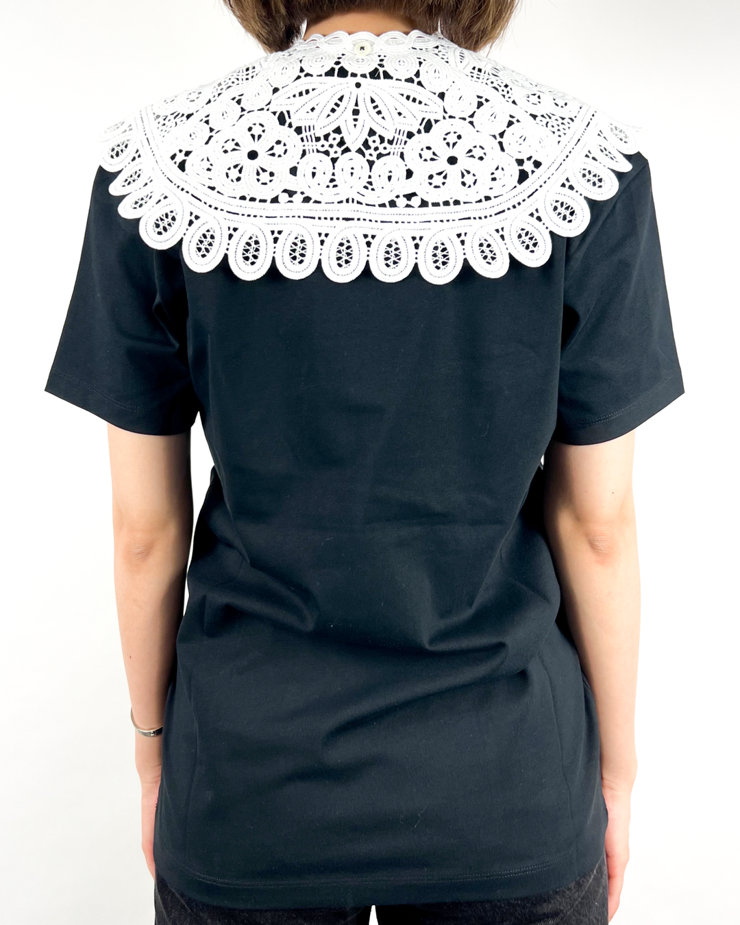 T-SHIRT WITH LACE - Rokh