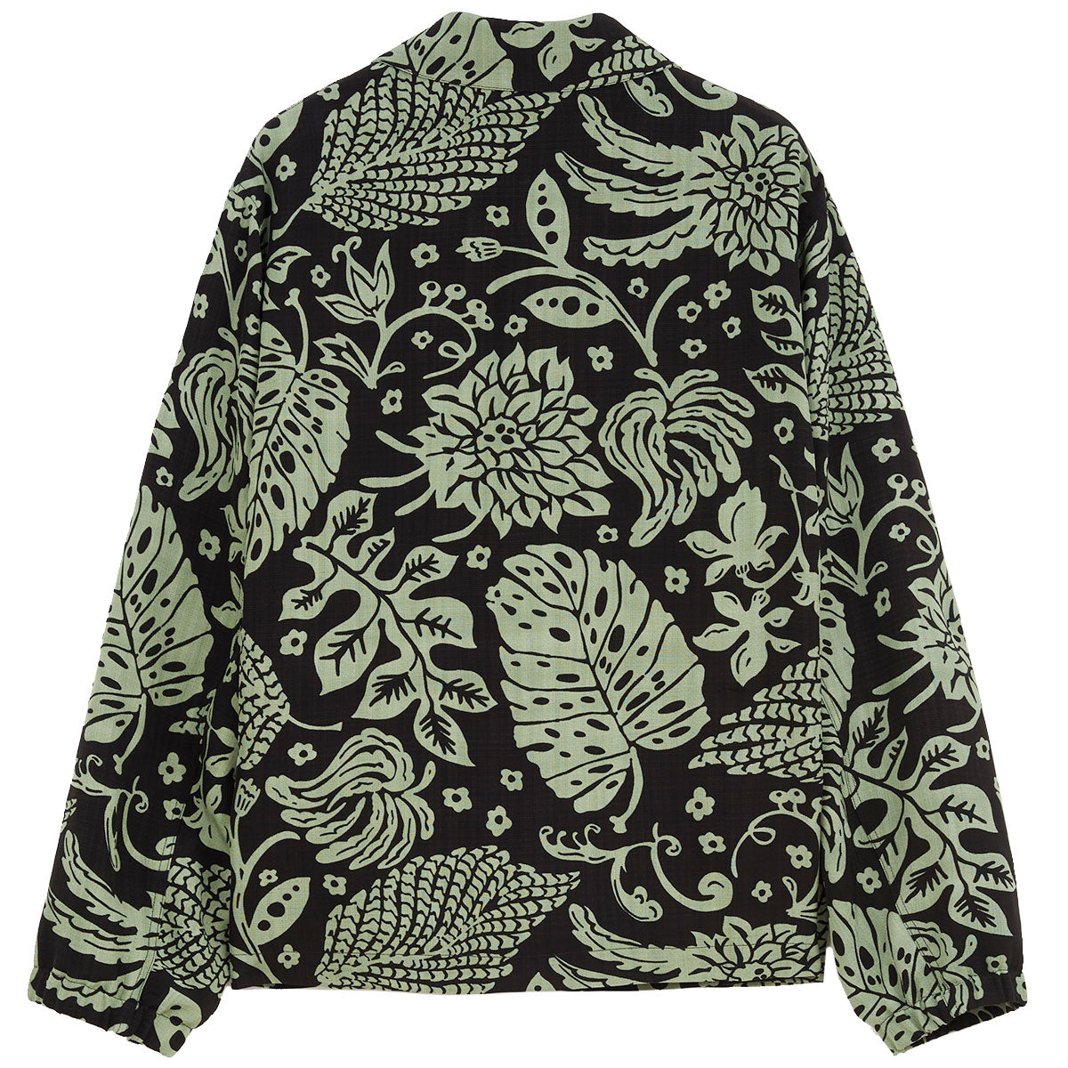 BLOUSON 08 - HAWAIAN FLOWER PRINT ON TEXTURED VI - Why are you here?
