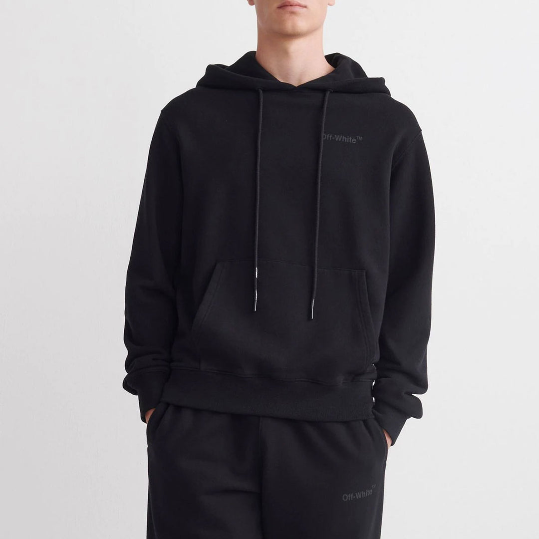 DIAG TAB SLIM HOODIE - Why are you here?