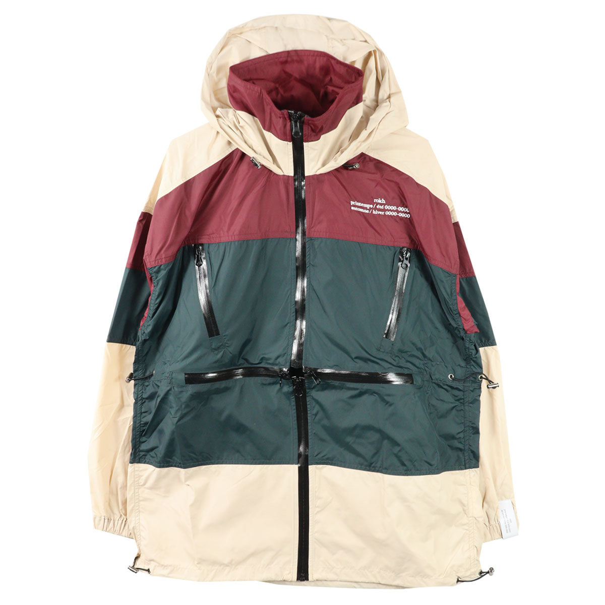 Multi Zip Windbreaker Jacket